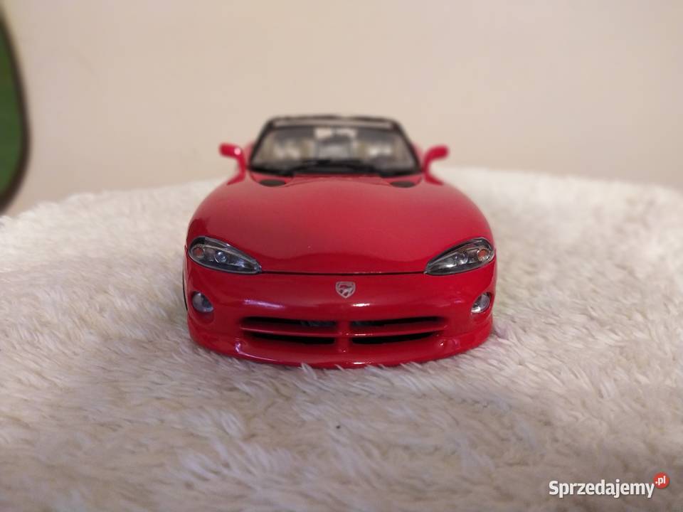 Dodge Viper czerwony 118 Bburago dolnośląskie Wrocław