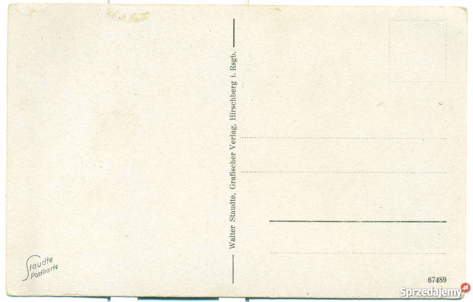 Hirschberg i Rsgb Markt Walter Staudte Postkarte Ostrów Wielkopolski