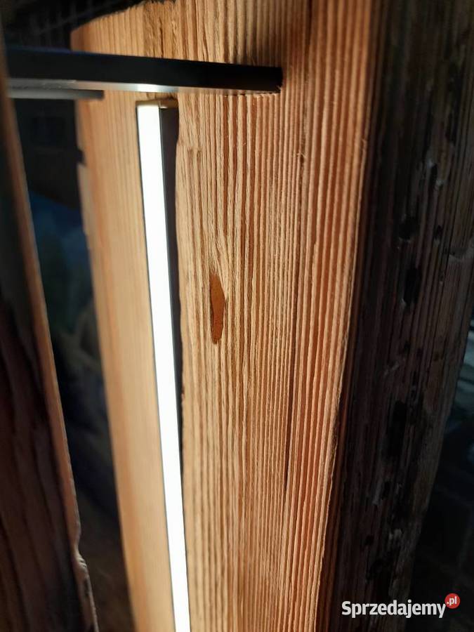 Lampa ledstare drewno Dekoracje i ozdoby Kamieńczyk