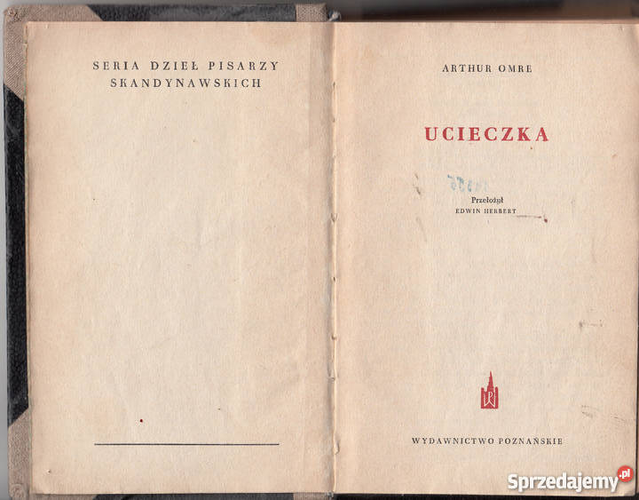 01419 UCIECZKA ARTHUR OMRE Czyrna