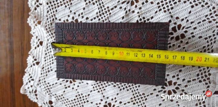 Szkatułka drewniana na biżuterię Antyki, Sztuka, Kolekcje Nakło nad Notecią