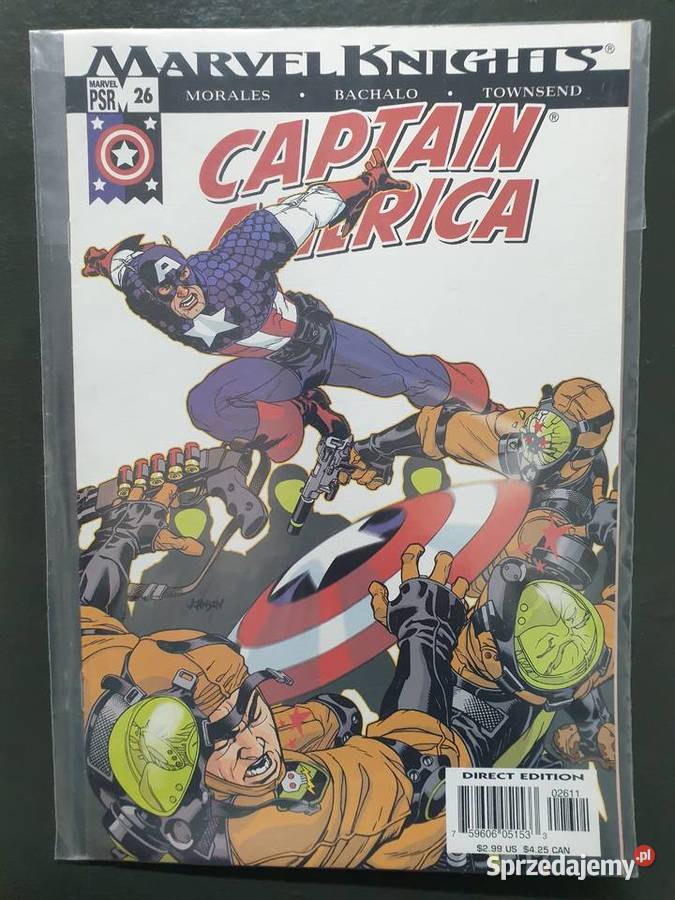 Marvel Knights Captain America 13 komiksów USA Amerykańskie Komiksy Gdynia