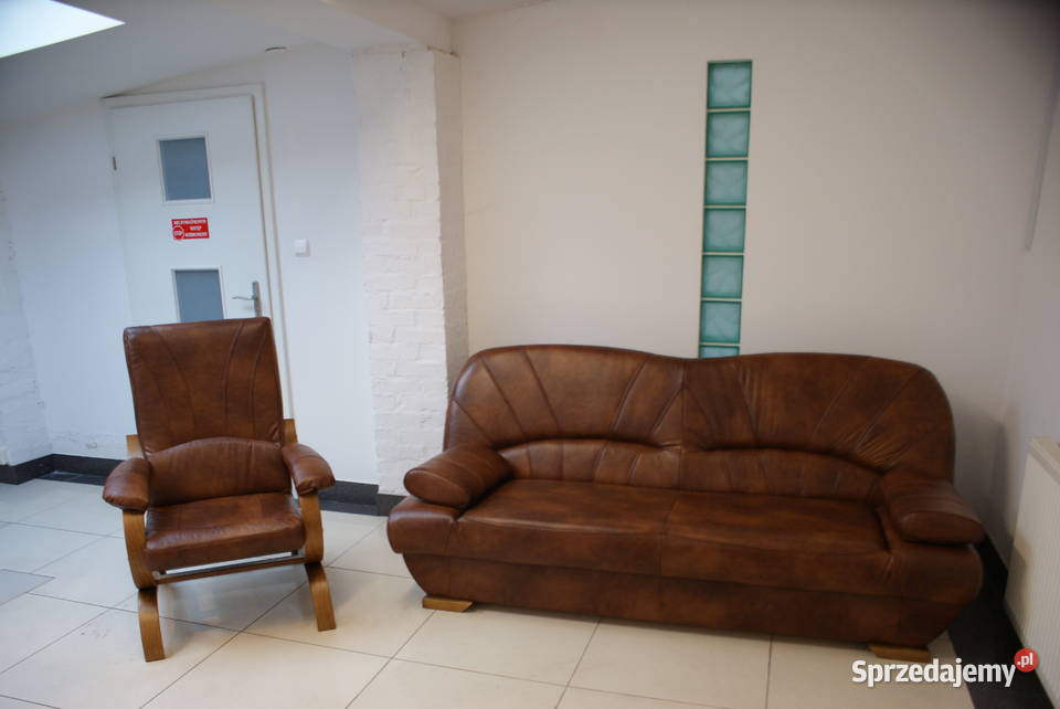 Bestselerowa wersalka Gala w skórze naturalnej Piasek