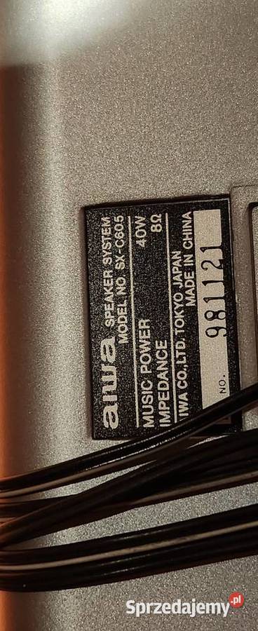 Głośnik centralny aiwa SX C605 Elektronika Gliwice
