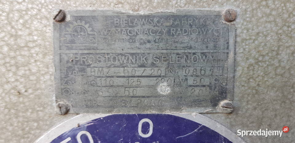 Prostownik selenowy BMZ 6020