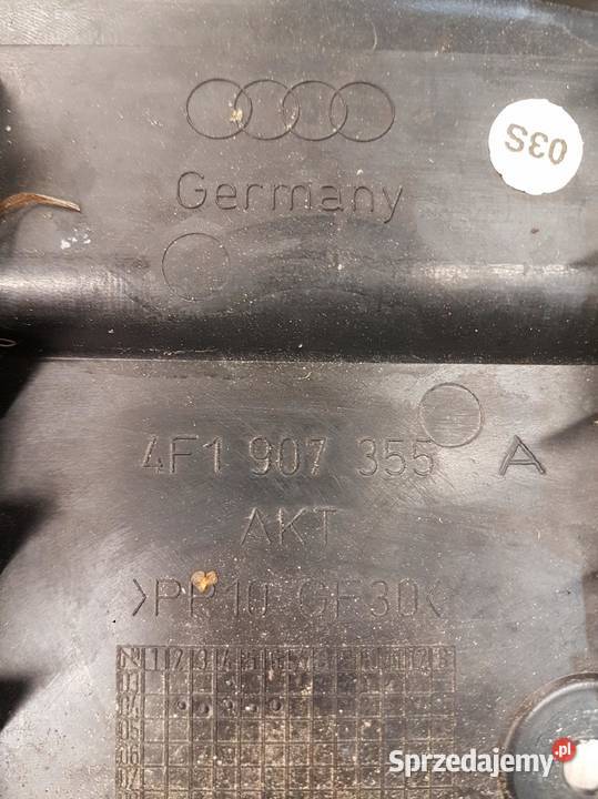 OSŁONA SKRZYNKA OBUDOWA AUDI A6 C6 4F1907355A osobowe Osłony silnika