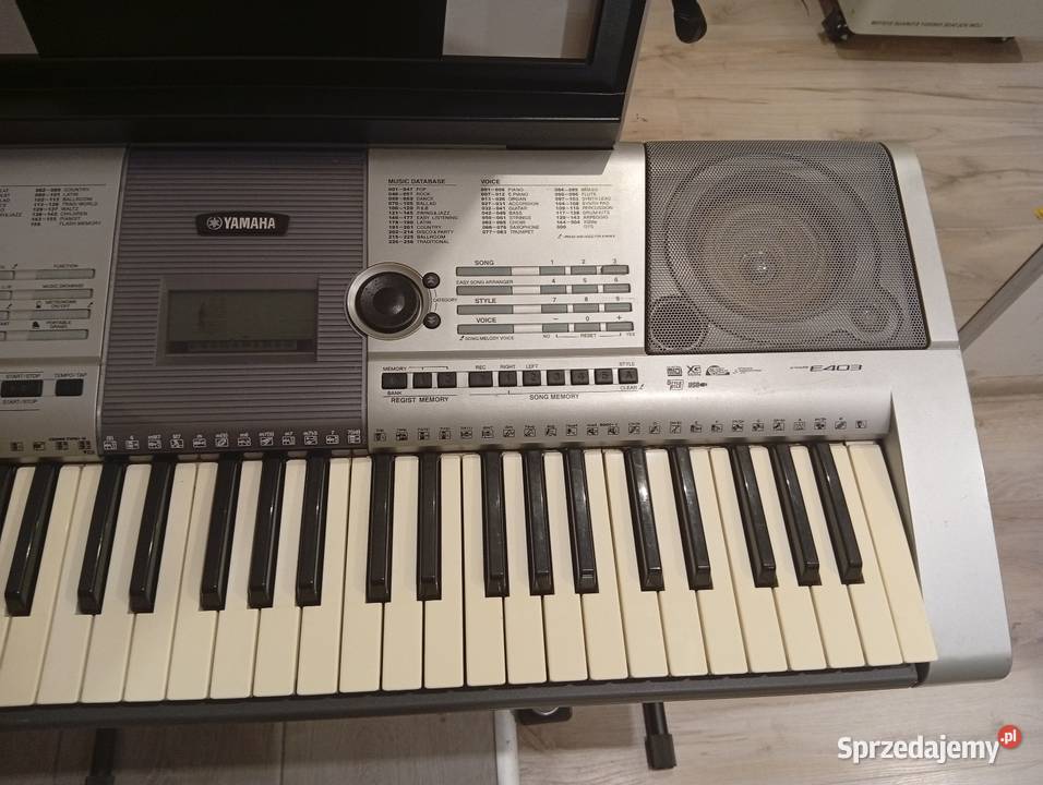 Keyboard pianino organy Yamaha PSRE403 Ligota