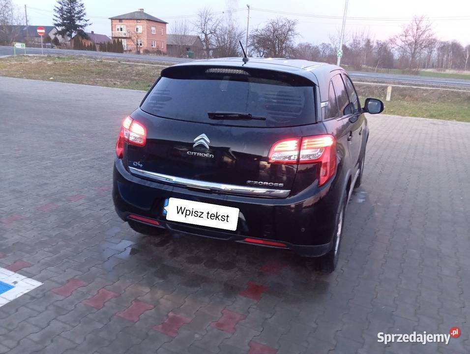 Citren C4 Aircross 18 DiD 4x4 diesel świętokrzyskie Sadowie