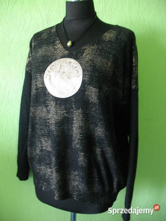 Bluzka cienki sweter z akrylu Italia 42 44 biust Siedlce