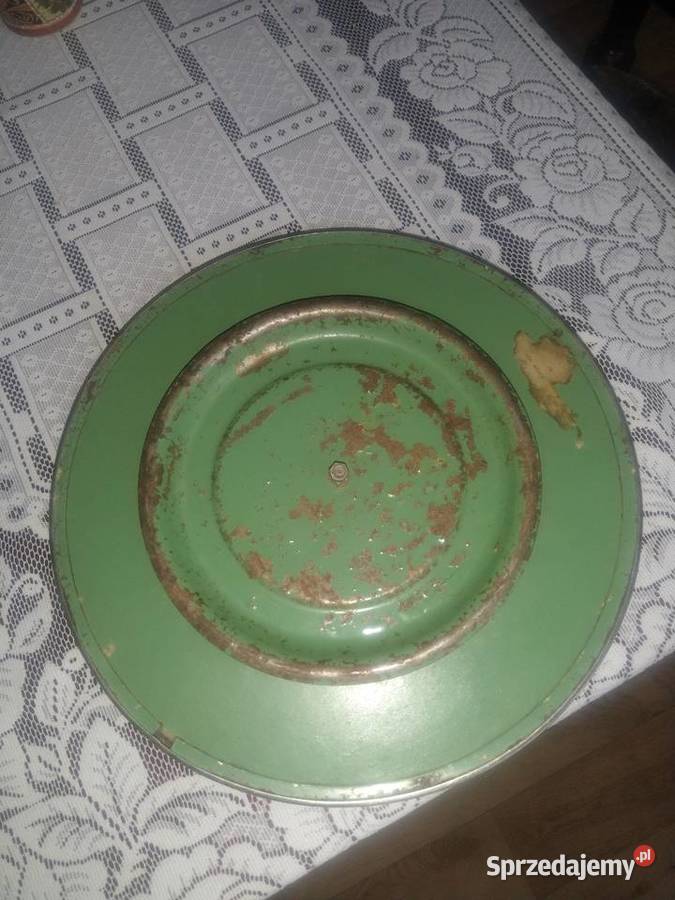 Tortownica PRL szklana Kobylnica