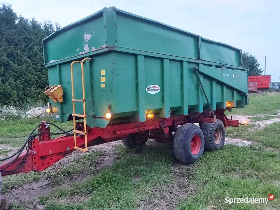 Przyczepa wywrotka tandem Praestbro T 110 prod Jabłonowo Pomorskie