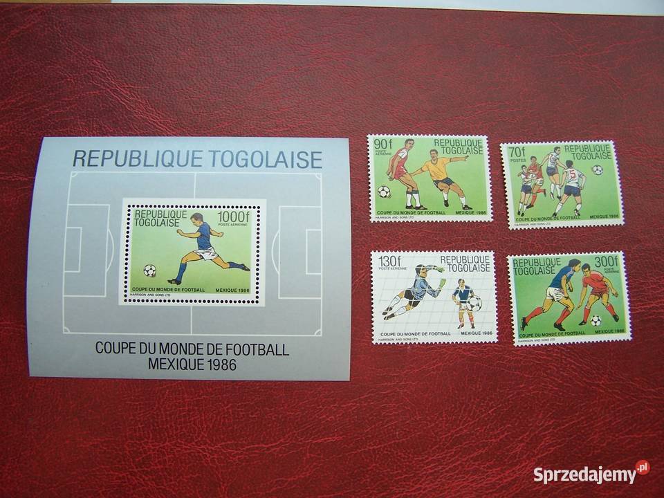 Togo 1986 MNH Mi 195760 A Sport Piłka nożna MŚ Tychy