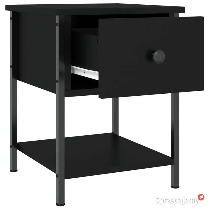 Szafka nocna czarna 34x355x45 materiał Warszawa