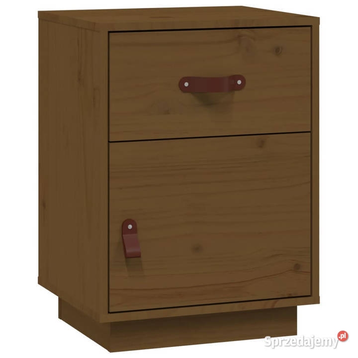 Szafka nocna miodowy brąz 40x34x55 lite drewno Warszawa