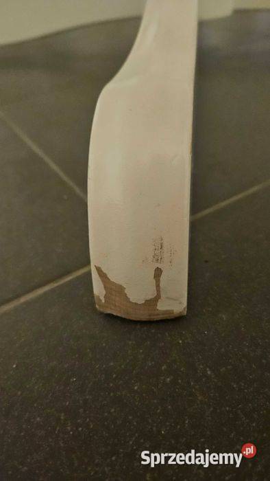 Stół okrągły owalny rozkładany biały INGATORP Gościcino