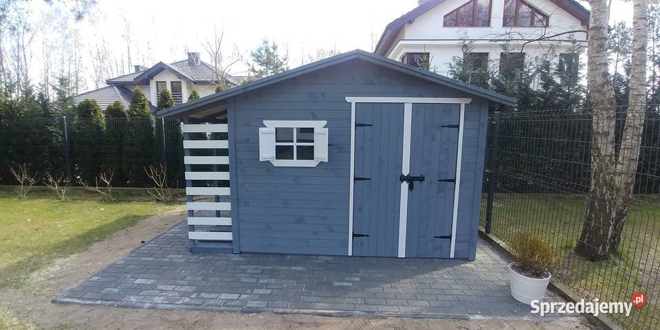 Domek ogrodowy narzędziowy 3x3 z drewutnią 08m Szczecin sprzedam