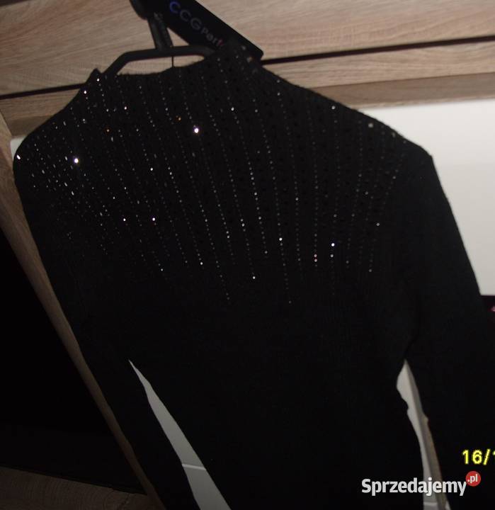 Prążkowany półgolf CCGPERFECT z cyrkoniami wielkopolskie Rawicz sprzedam