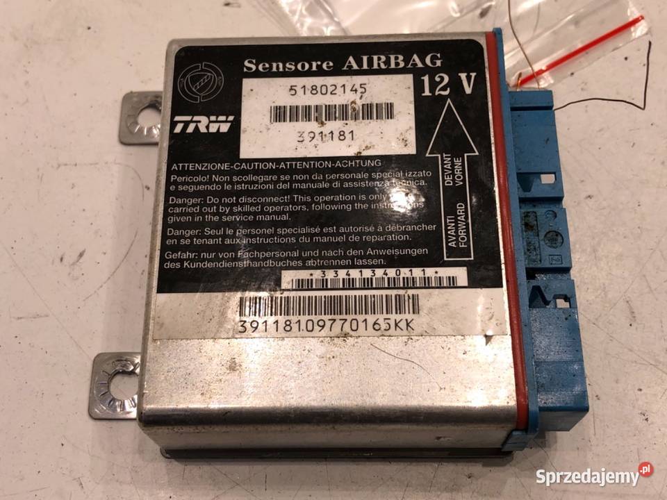 SENSOR AIRBAG FIAT CROMA 51802145 CZUJNIK osobowe podkarpackie sprzedam