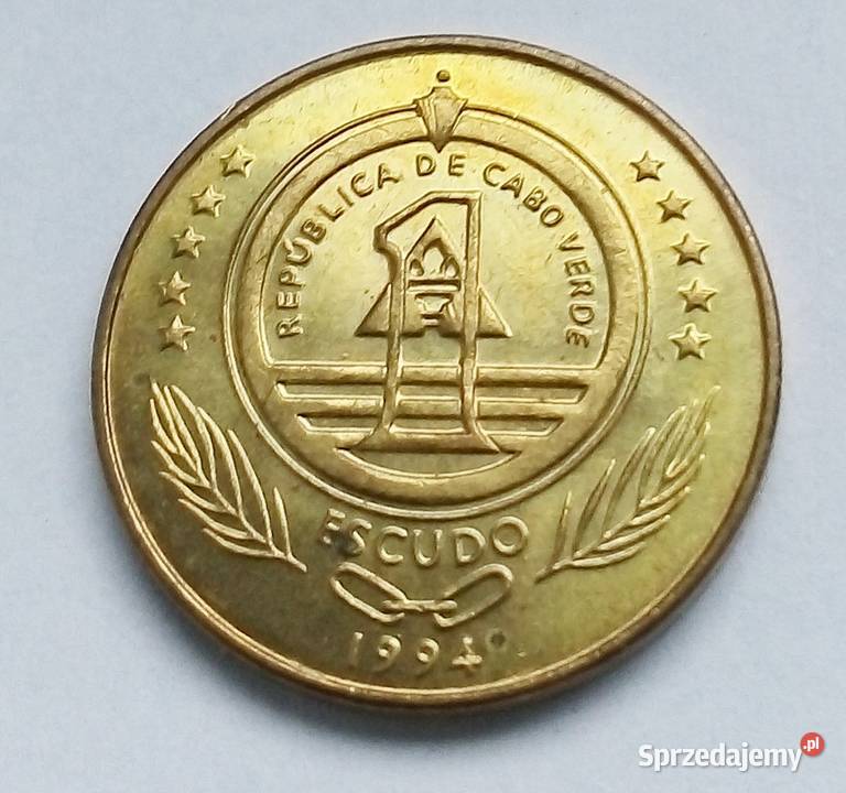 CABO VERDE1 ESCUDO1994 r ŻÓŁW Legionowo sprzedam