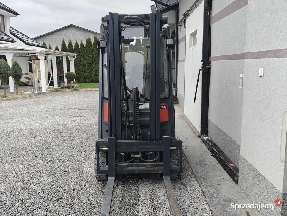 Wózek widłowy Linde H14 Lpg 14T Triplex 46m kabina Sandomierz