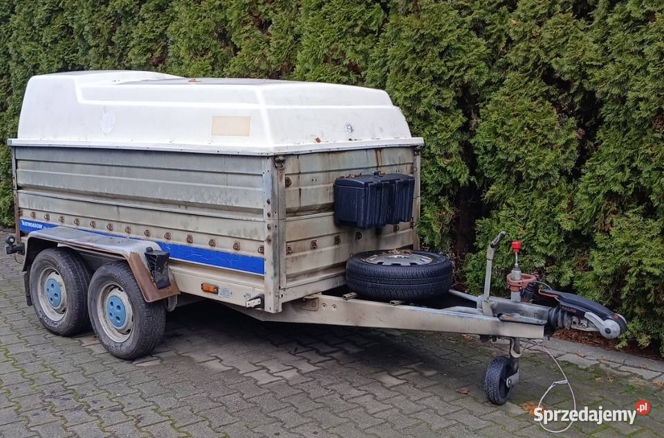Przyczepa Niewiadów B3500 DMC 2000 2osiowa śląskie Częstochowa