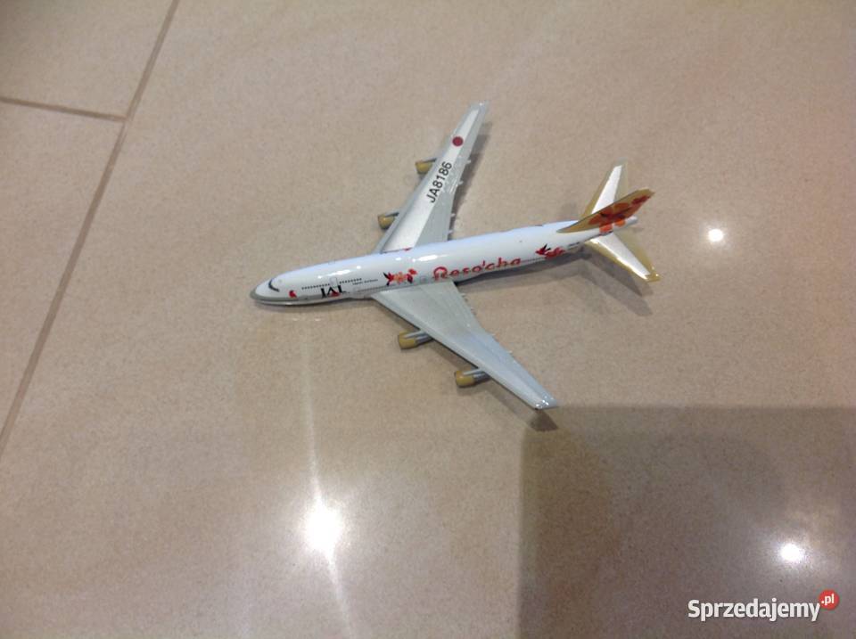 HERPA Model Samolotu JAL RESOHA JA 8186 metalowy Nowa Sól