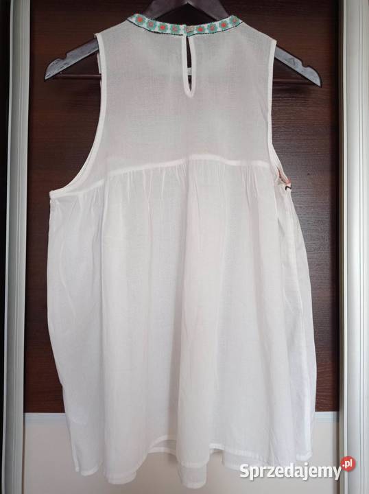 Bluzka z kolorowym haftem Bluzki i koszule