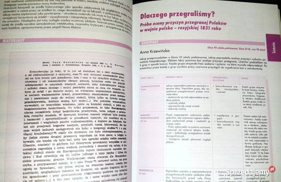 Materiały edukacyjne programu Kreator Tomasz Chełm