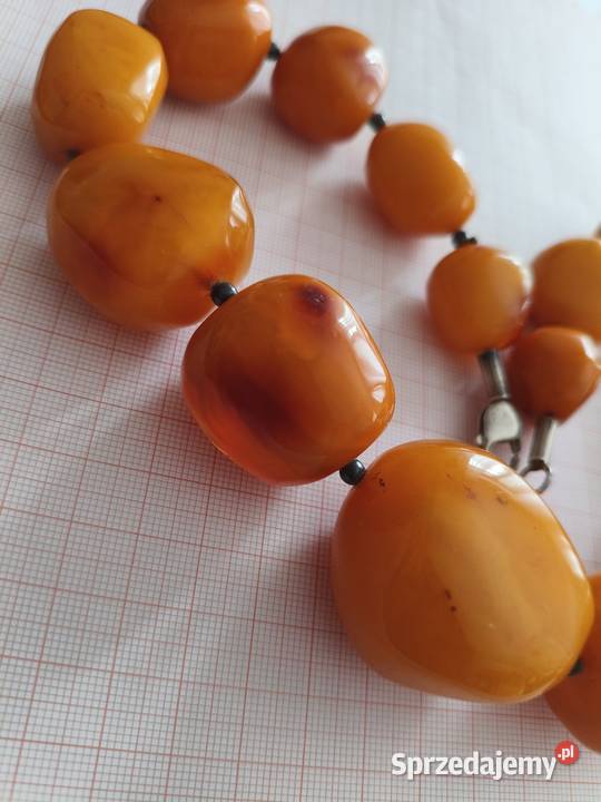 Naszyjnik Bursztyn Vintage 177gram Białystok
