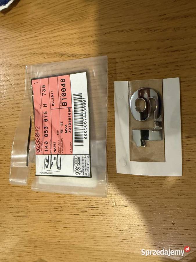 Napis emblemat Vw Passat oryginał nowy 1K0 853 podkarpackie Kolbuszowa Dolna sprzedam