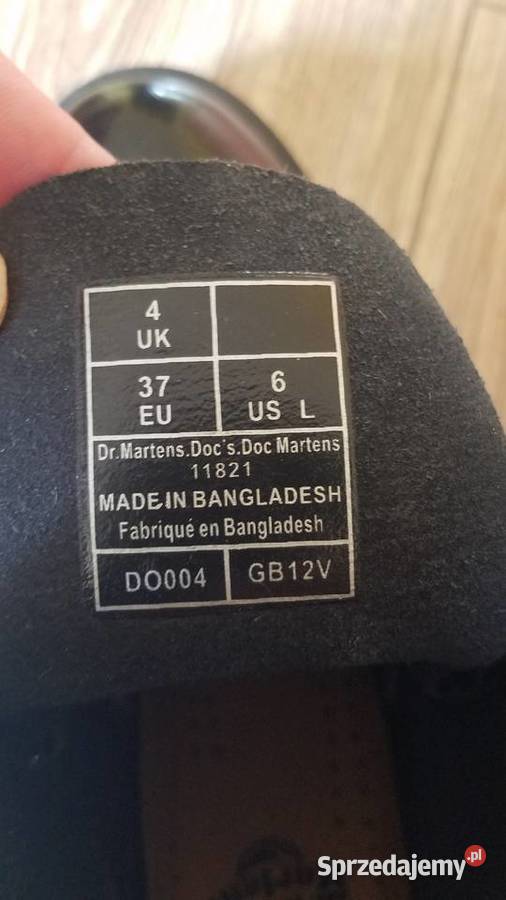 Dr Martens 11821 UK4 3738 24 buty Skóra wysokie Białystok