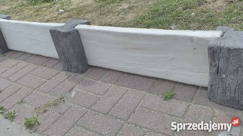 palisady betonowe drewnopodobneogród Nietków