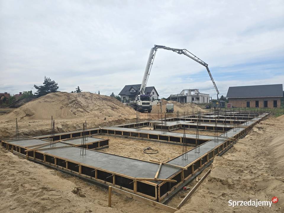 Beton towarowy transport pompowanie posadzki