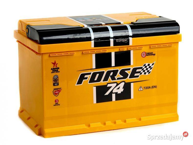 Akumulator FORSE 74Ah 720A EN PRAWY PLUS Kraków