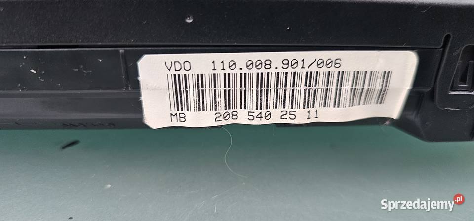 Licznik mercedes clk w208 20k 2085402511 Liczniki i zegary Zbąszyń