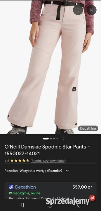 spodnie narciarskie ONeill Nowe oryginalne Gdynia