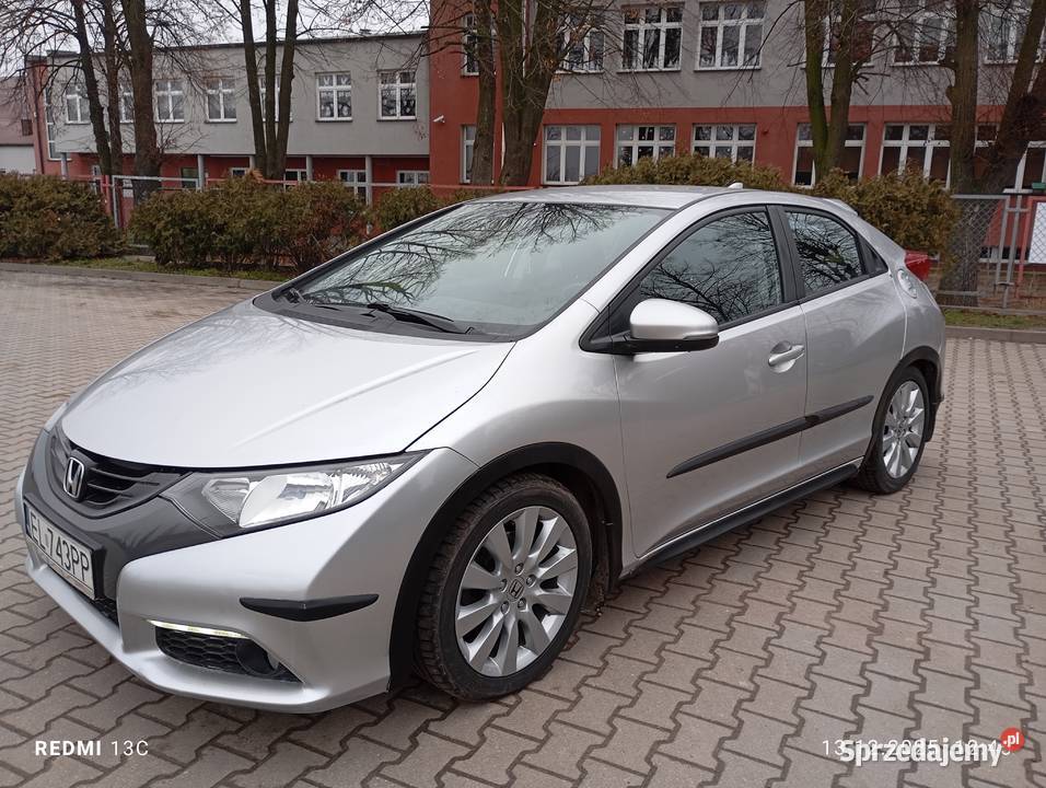Honda Civic 2013r Salon Polska 1 właściciel łódzkie Łódź