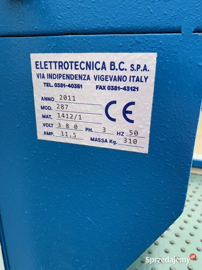 Tunel zimny chłodniczy lodówka Elettrotecnica mazowieckie Łaskarzew