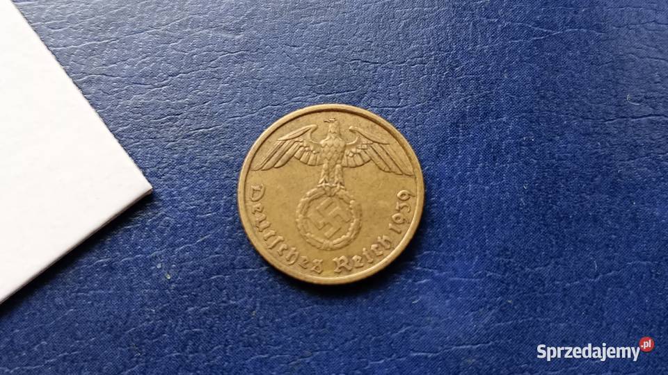 Stare monety 5 fenig 1939 A Niemcy Lesko sprzedam