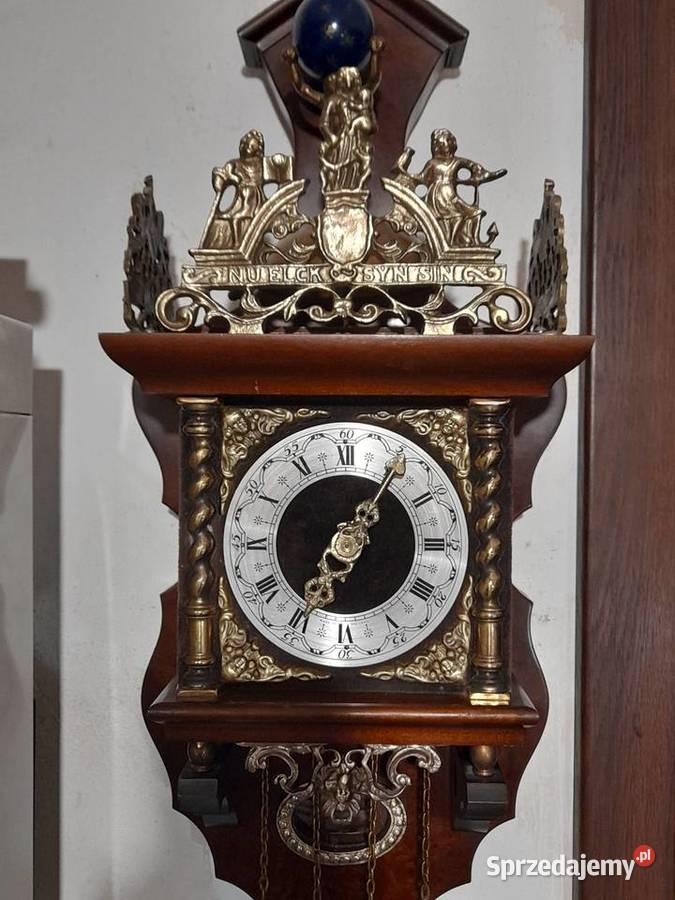 Wiszące zegar ścienny Atlas holenderski Wyposażenie wnętrz sprzedam