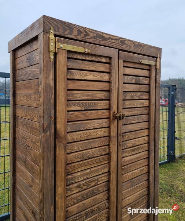 Szafa ogrodowa drewniana schowek na narzędzia śląskie Kalety