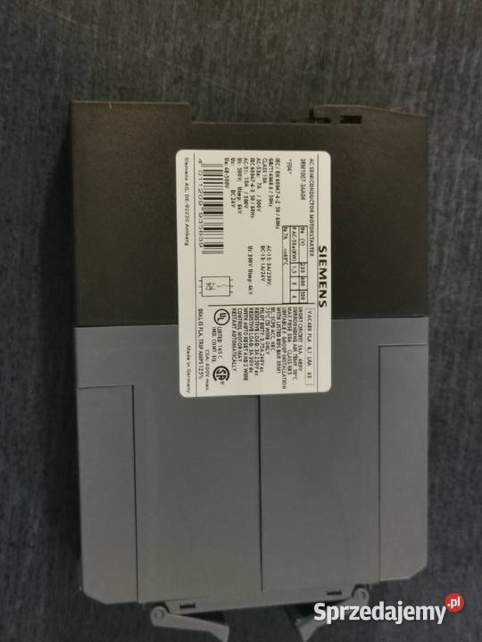 Siemens SIRIUS 3RM1 3RM10073AA04 moc silnika Pozostałe dolnośląskie Wrocław sprzedam