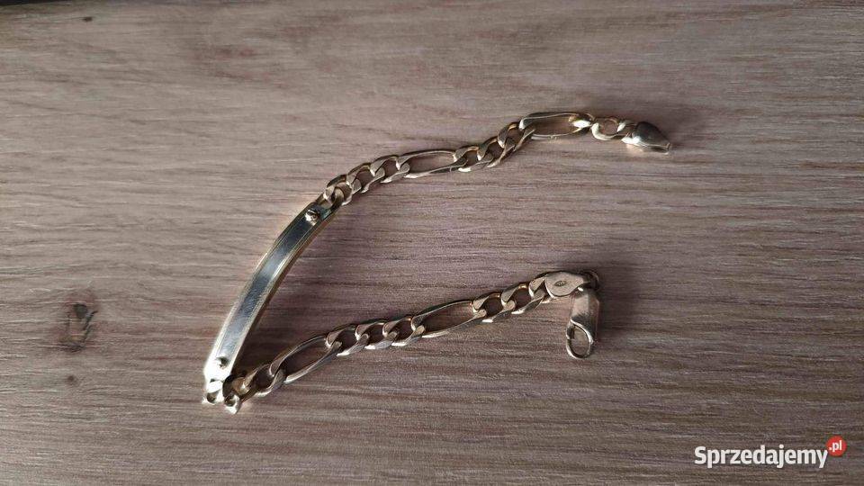 Złota Męska Bransoletka pr 585 Okazja Szprotawa