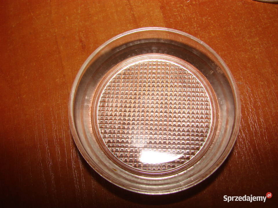 szklane podstawki PRL pomorskie Pruszcz Gdański