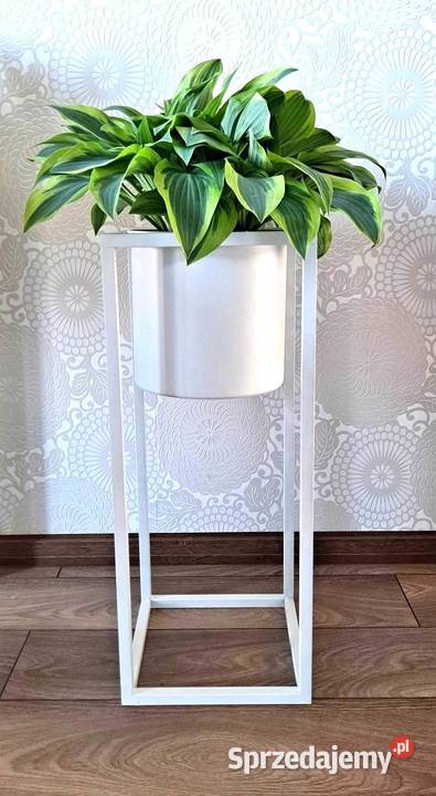 Kwietnik Metalowy Stojak z donicą 80 LOFT Kwietniki Sobienie-Jeziory