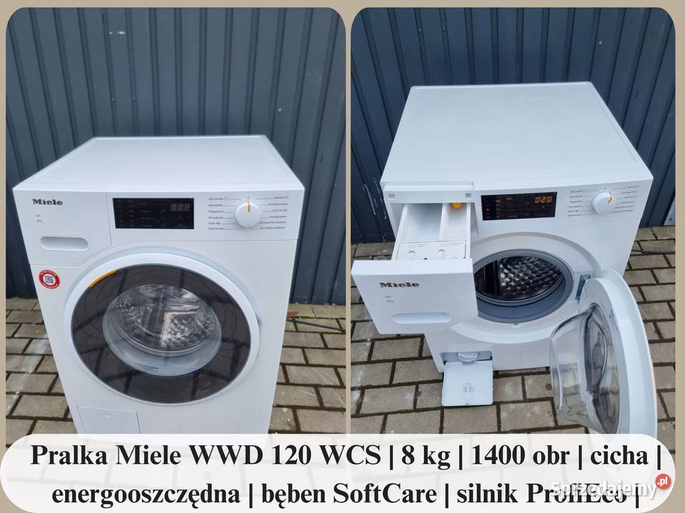 Pralka Miele WWD 120 WCS 8 1400 obr cicha Wrocław