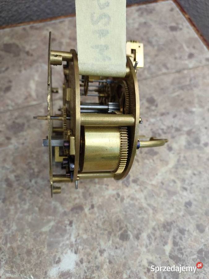 M124 Mechanizm starego zegara kominkowego Tczew