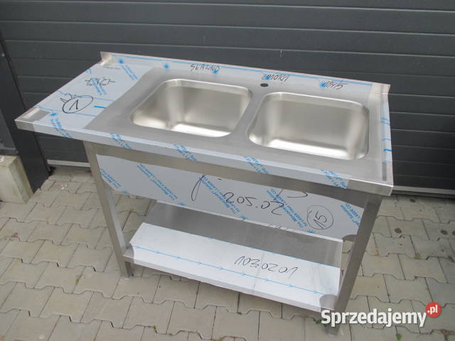 Zlew Gastronomiczny 2 Komorowy Z Półką 1306085 sprzedam