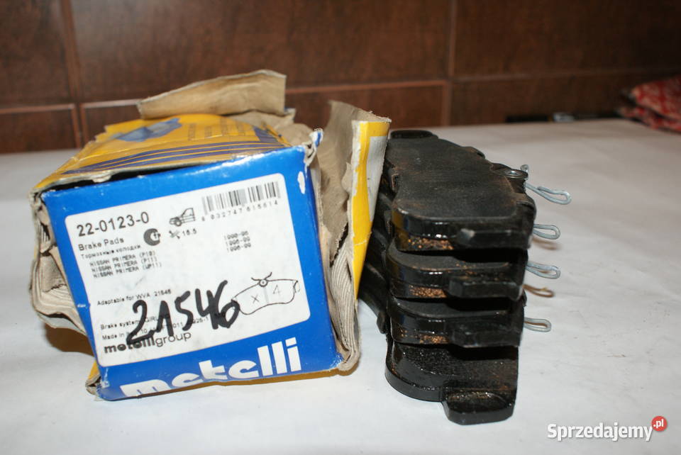 Klocki hamulcowe METELLI odpGDB3271GDB848 NISSAN Białobrzegi sprzedam