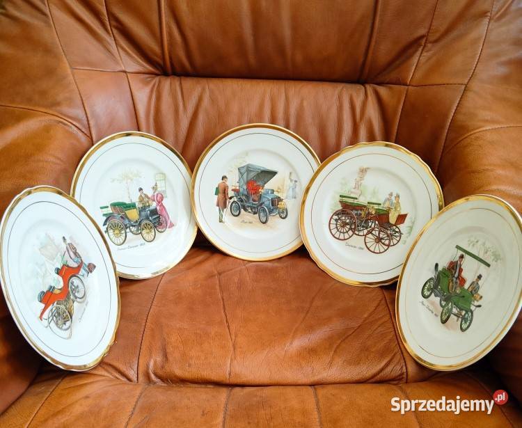 Angielska porcelana Fiat 1901 talerz dekoracyjny mazowieckie Warszawa sprzedam